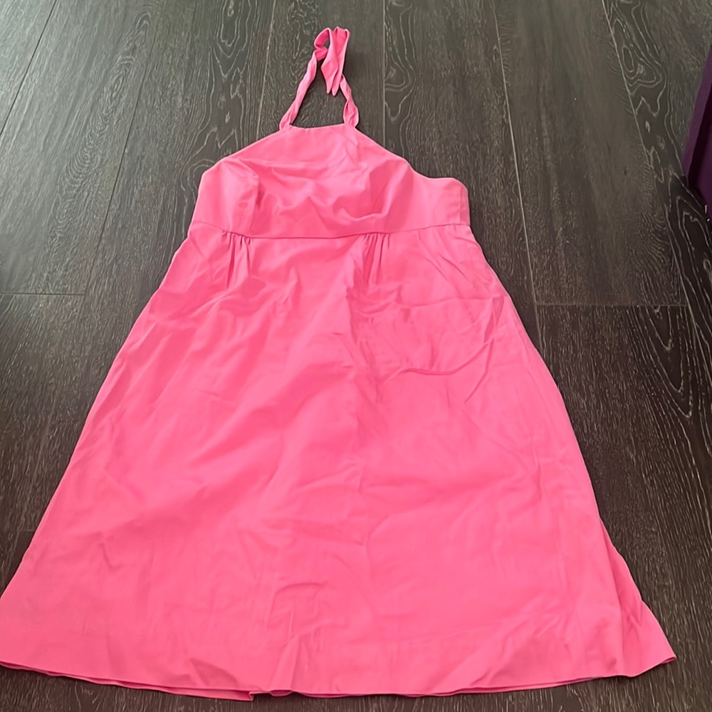 Size 8 pink halter Lilly Pulitzer dress